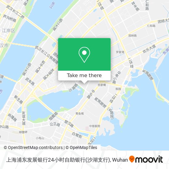 上海浦东发展银行24小时自助银行(沙湖支行) map