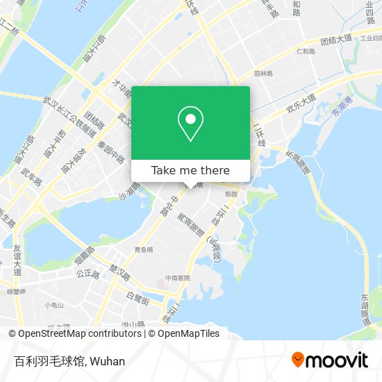 百利羽毛球馆 map