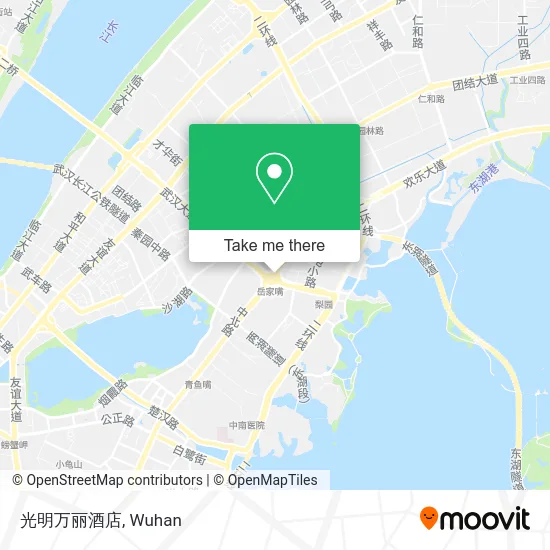 光明万丽酒店 map