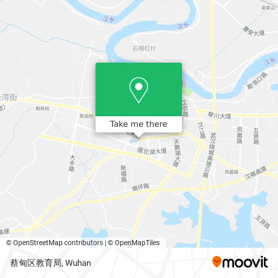 蔡甸区教育局 map