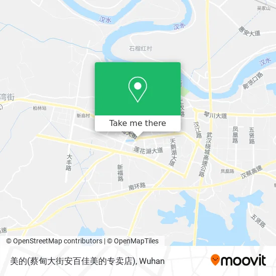 美的(蔡甸大街安百佳美的专卖店) map