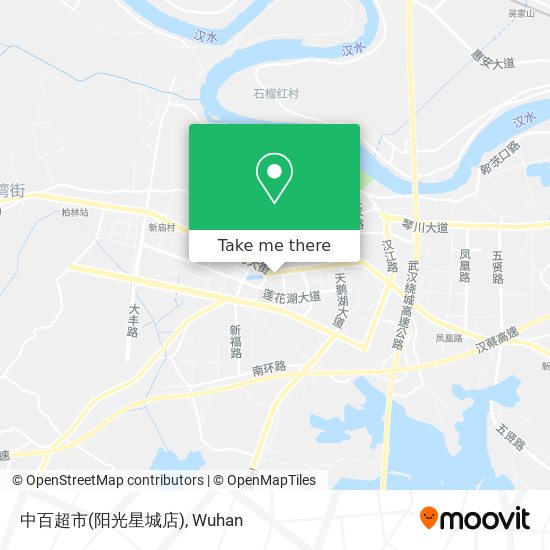 中百超市(阳光星城店) map