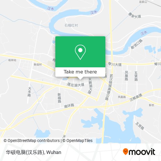 华硕电脑(汉乐路) map
