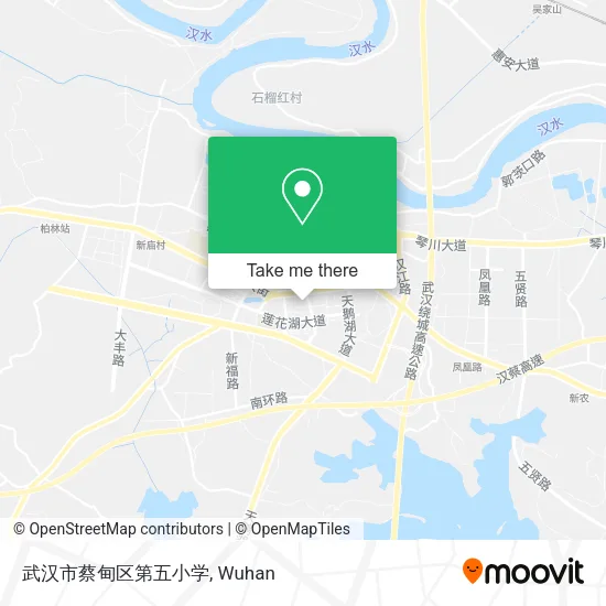 武汉市蔡甸区第五小学 map