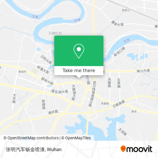 张明汽车钣金喷漆 map