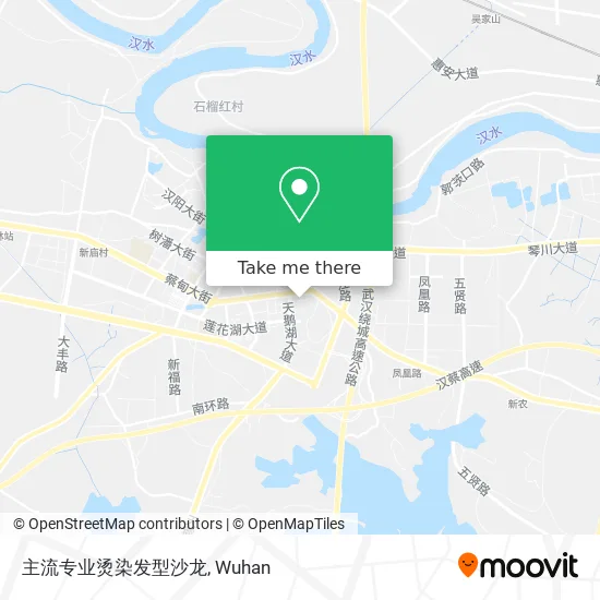 主流专业烫染发型沙龙 map