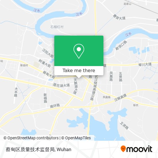 蔡甸区质量技术监督局 map