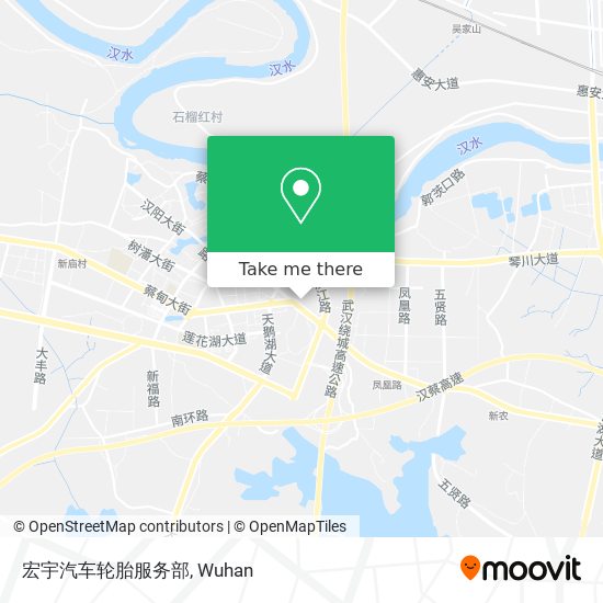 宏宇汽车轮胎服务部 map