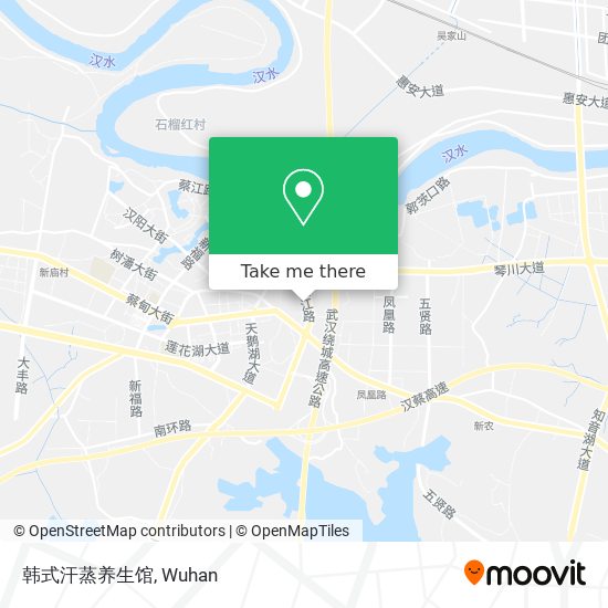 韩式汗蒸养生馆 map