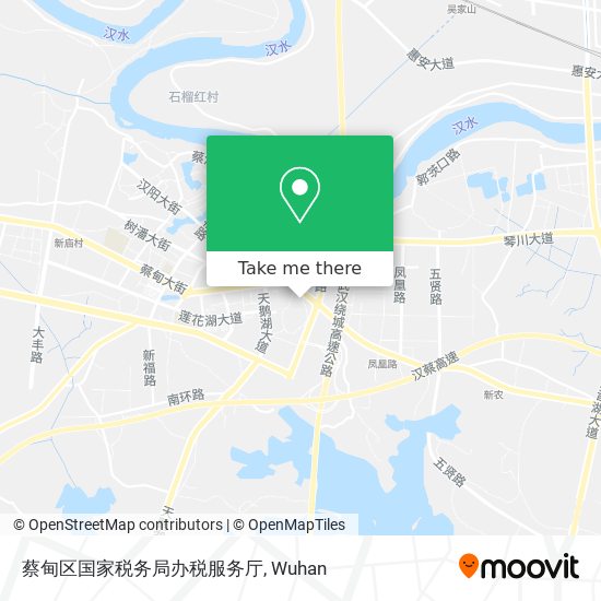 蔡甸区国家税务局办税服务厅 map