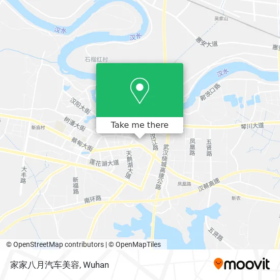 家家八月汽车美容 map