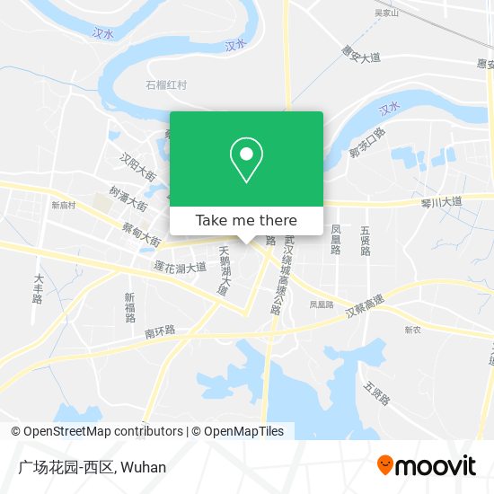 广场花园-西区 map