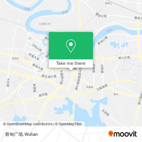 蔡甸广场 map