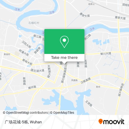 广场花城-5栋 map