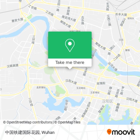 中国铁建国际花园 map