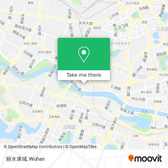 丽水康城 map