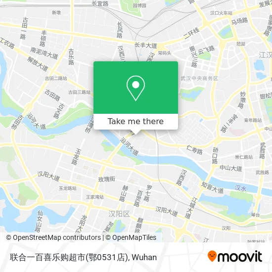 联合一百喜乐购超市(鄂0531店) map
