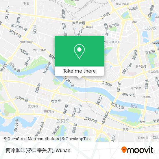 两岸咖啡(硚口宗关店) map