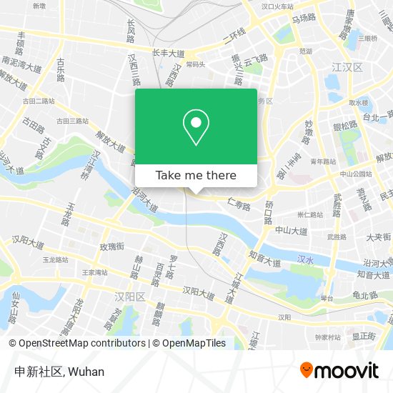 申新社区 map