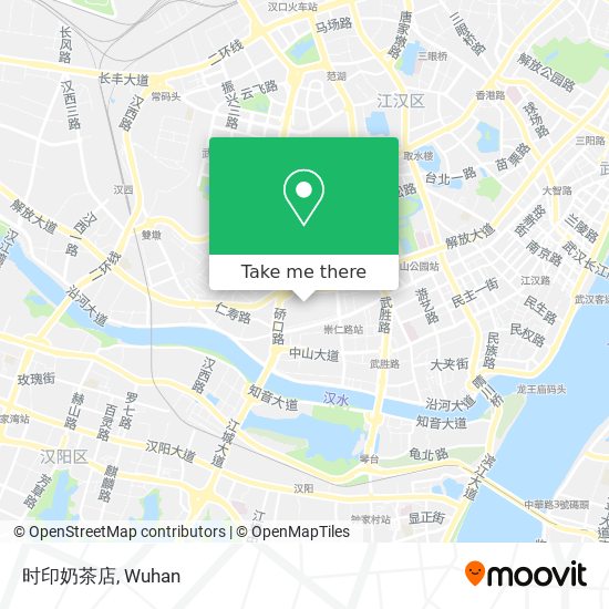 时印奶茶店 map