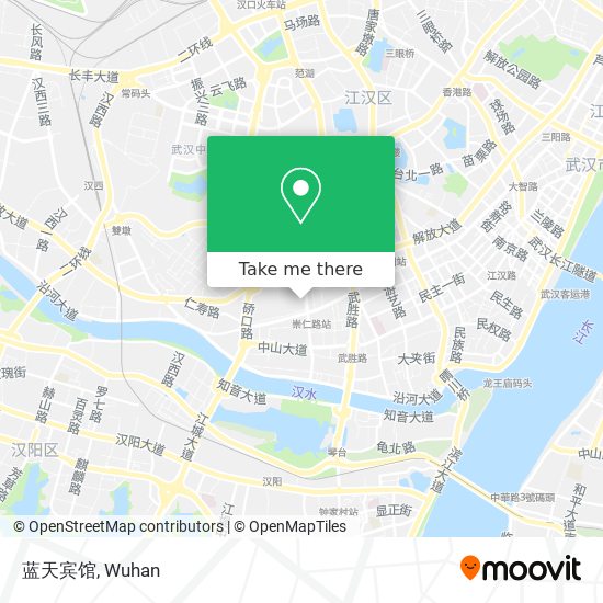 蓝天宾馆 map