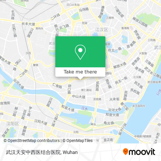 武汉天安中西医结合医院 map