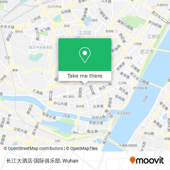 长江大酒店-国际俱乐部 map