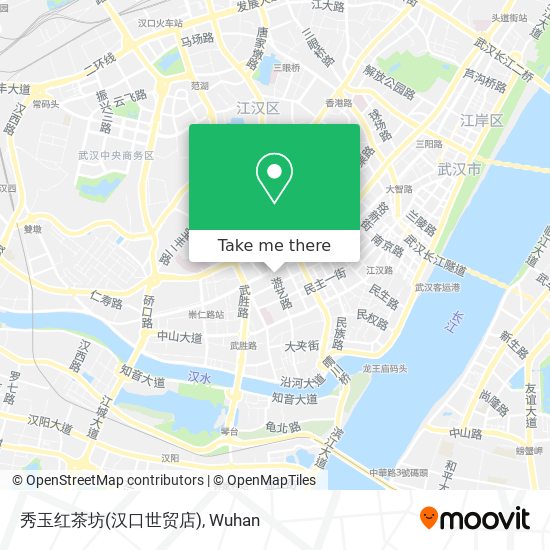 秀玉红茶坊(汉口世贸店) map