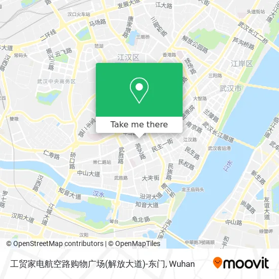 工贸家电航空路购物广场(解放大道)-东门 map