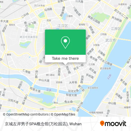 京城左岸男子SPA概念馆(万松园店) map