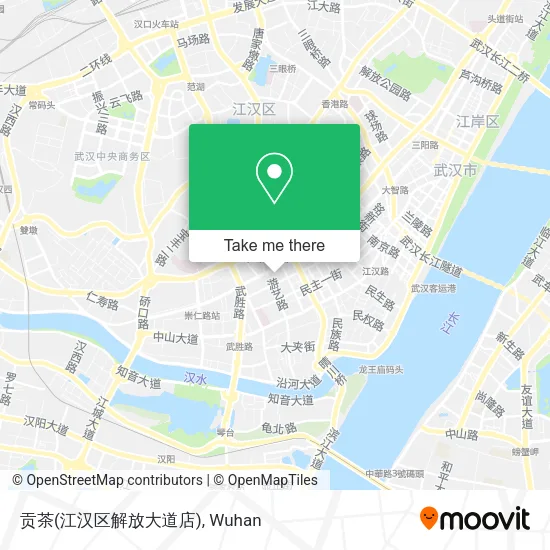 贡茶(江汉区解放大道店) map
