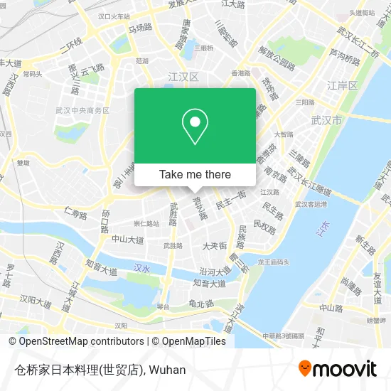 仓桥家日本料理(世贸店) map
