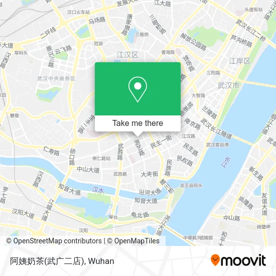 阿姨奶茶(武广二店) map