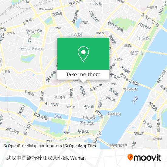 武汉中国旅行社江汉营业部 map