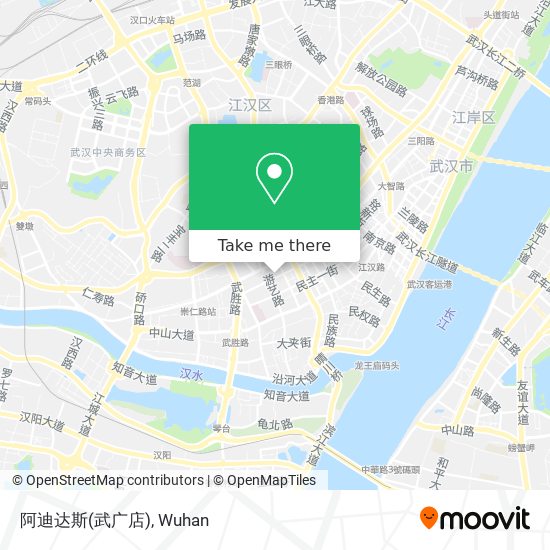 阿迪达斯(武广店) map
