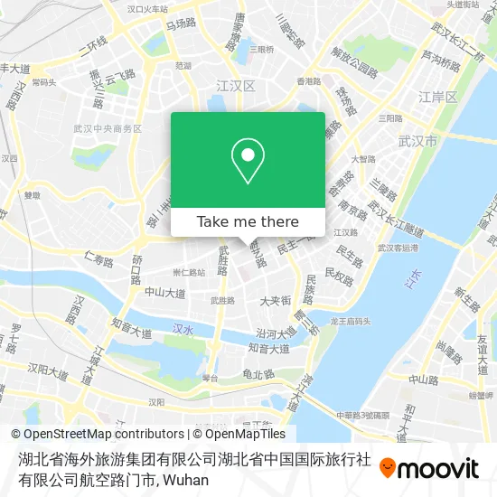 湖北省海外旅游集团有限公司湖北省中国国际旅行社有限公司航空路门市 map