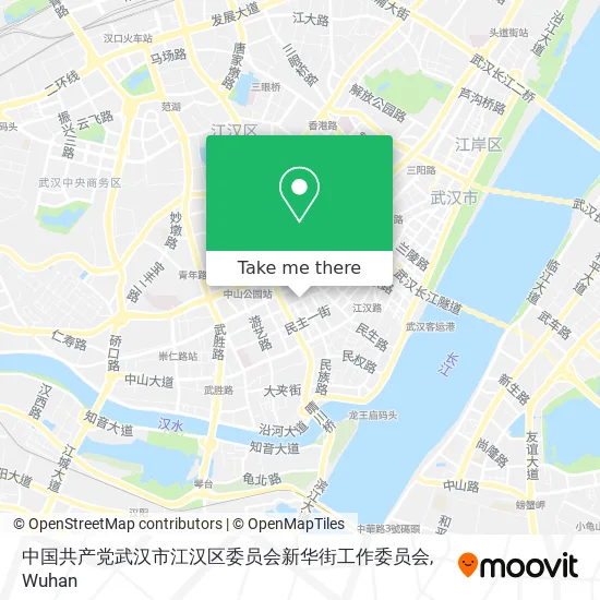 中国共产党武汉市江汉区委员会新华街工作委员会 map