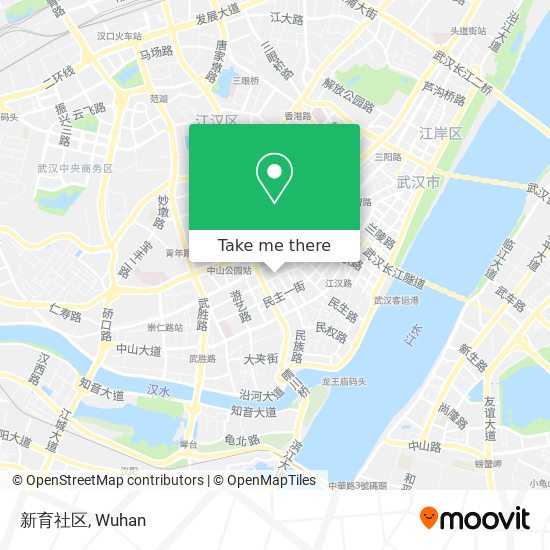 新育社区 map