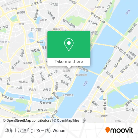 华莱士汉堡店(江汉三路) map