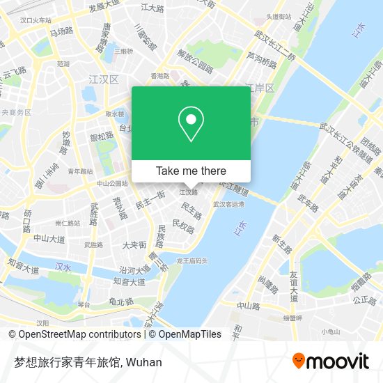 梦想旅行家青年旅馆 map