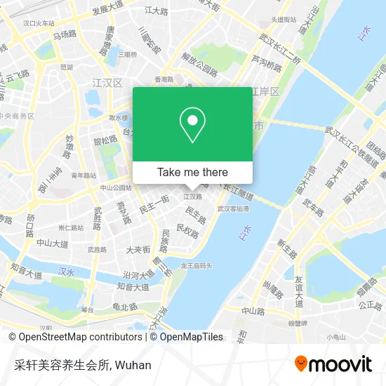 采轩美容养生会所 map