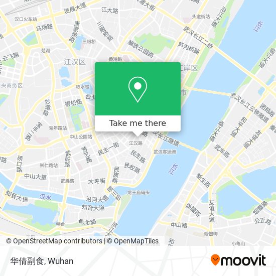 华倩副食 map