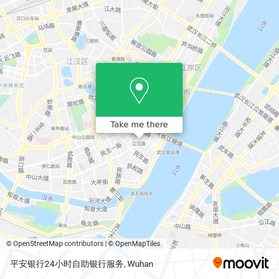 平安银行24小时自助银行服务 map