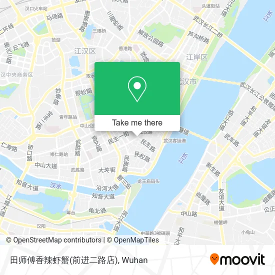 田师傅香辣虾蟹(前进二路店) map