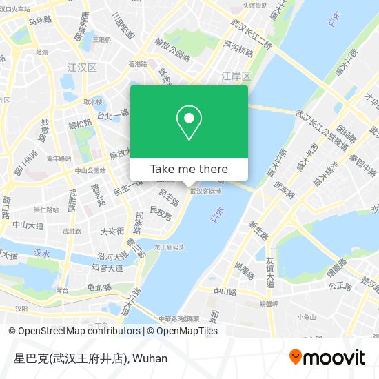 星巴克(武汉王府井店) map