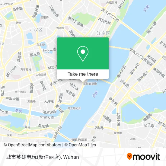 城市英雄电玩(新佳丽店) map