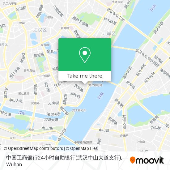 中国工商银行24小时自助银行(武汉中山大道支行) map