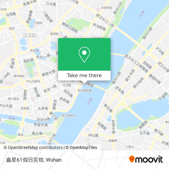 鑫星61假日宾馆 map