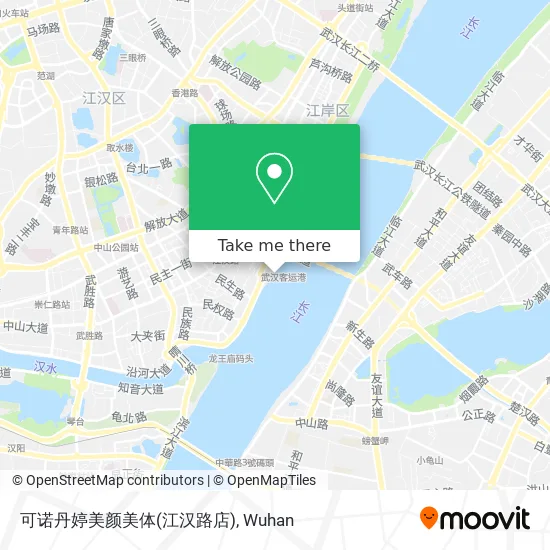 可诺丹婷美颜美体(江汉路店) map