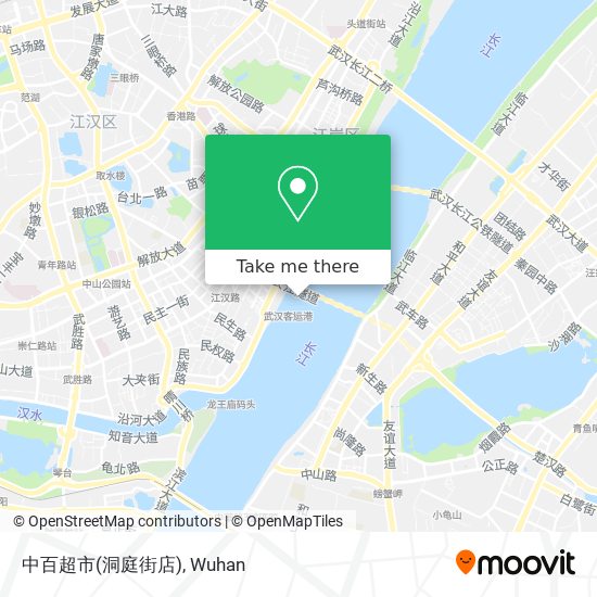 中百超市(洞庭街店) map